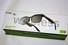 WIRELESS SMART GLASSES 6.0 TWO IN ONE XG89 BLACK