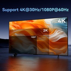 4K 1×8 HDMI Splitter 1 in 8 Out, 8 Port HDMI Splitter Support 4Kx2K@30Hz Dupl…