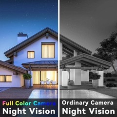 8MP PoE IP B&R Strobe Light Full Color Night Vision Camera Metal Housing 2.8mm