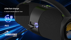 300W Portable Bluetooth Speaker with Handle, One Microphone Long Playtime, Gray