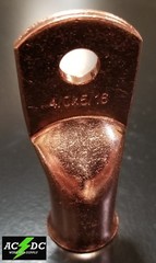 4/0 gauge Ring 5/16 Hole Terminal BATTERY Lug Bare Copper Un-insulated AWG (1)