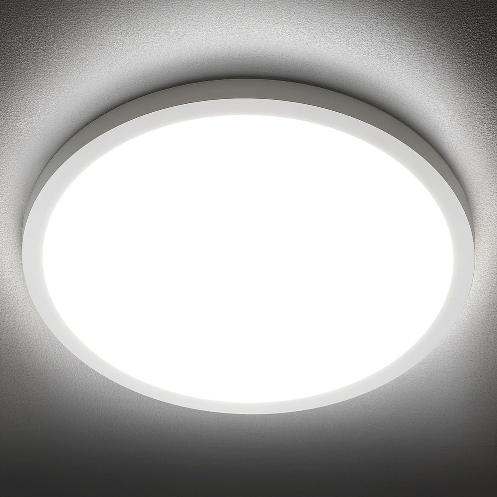 SunRider LED Flush Mount Ceiling Light 1 Count (Pack of 1), Daylight White