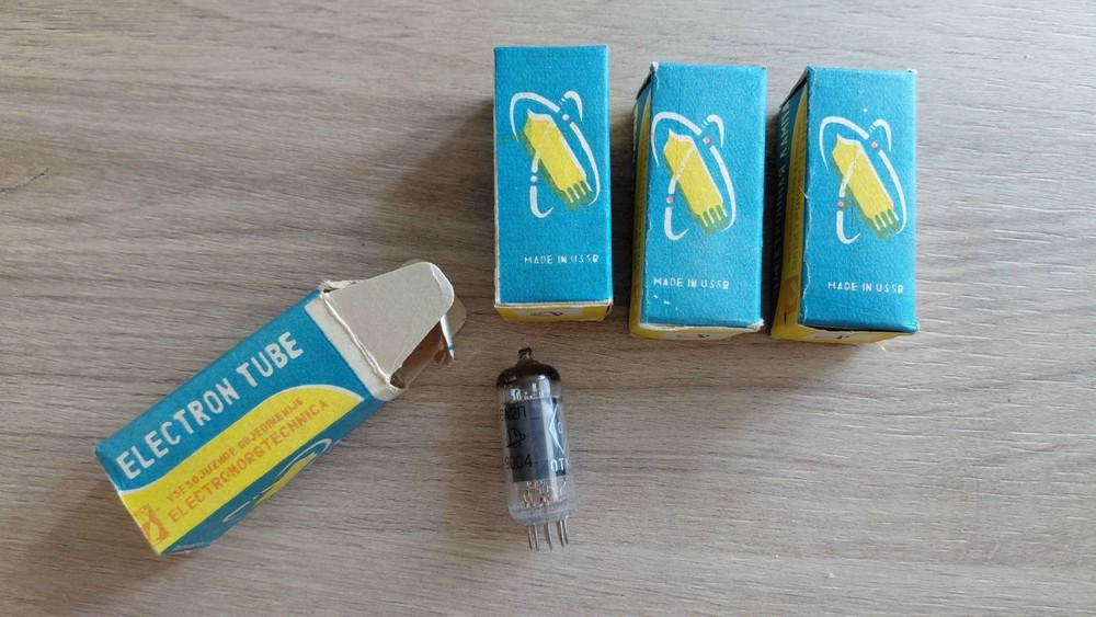 6A2P / 6BE6 / EK90 / 5750 / heptode tube. NOS. Lot of 4.