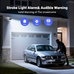 ANNKE 5MP Audio POE Security IP Camera 3K Outdoor Color Night AI Human Detection