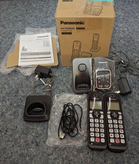 Panasonic KX-TGD832 Cordless Phone System w/ Answering Machine Home Telephone