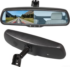4.3″ Car Rear View Mirror Monitor Bracket+Backup Camera Kit For GMC YUKON SAVANA