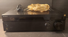 Sony STR-DH190 Black Stereo Receiver Bluetooth *Tested* 200 Watts Phono & Aux In