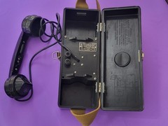 Vintage Soviet Military Field phone TA-2 1975 USSR Russia Телефон полевой