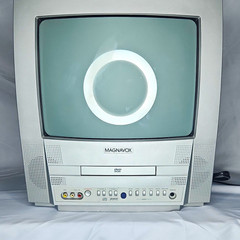 Magnavox MWC13D5 13″ CRT TV DVD Combo Retro Gaming Built-In Player Tested