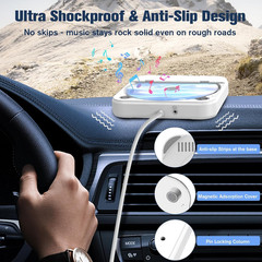 Car CD Player for CD Lovers, Road Trips, Home Listening, AUX & USB
