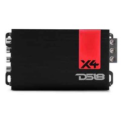 DS18 Ultra Compact Class D 4-Channel Powersports/Marine Speaker Amplifier Amp X4