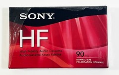 SONY HF 90 MINUTES HIGH FIDELITY NORMAL BIAS AUDIO CASSETTE TAPE, EASY-TO-USE