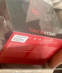 Limited Edition Beats Mixr Mixer DJ Wired Headphones Matte Black New Sealed Rare