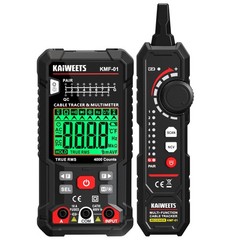 3-in-1 Multimeter & Cable Tracer Kit, Auto-Ranging Digital Multimeter with Tr…