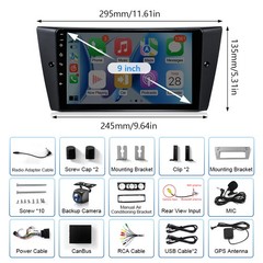 Car Radio for BMW 3Series 325i 328i 335i 2005-2011 (E90/E91/E92/E93) WIFI 2+32GB