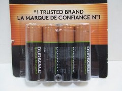 New Duracell AA Rechargeable Batteries, NiMH Pack Of 4 Batteries – Sealed