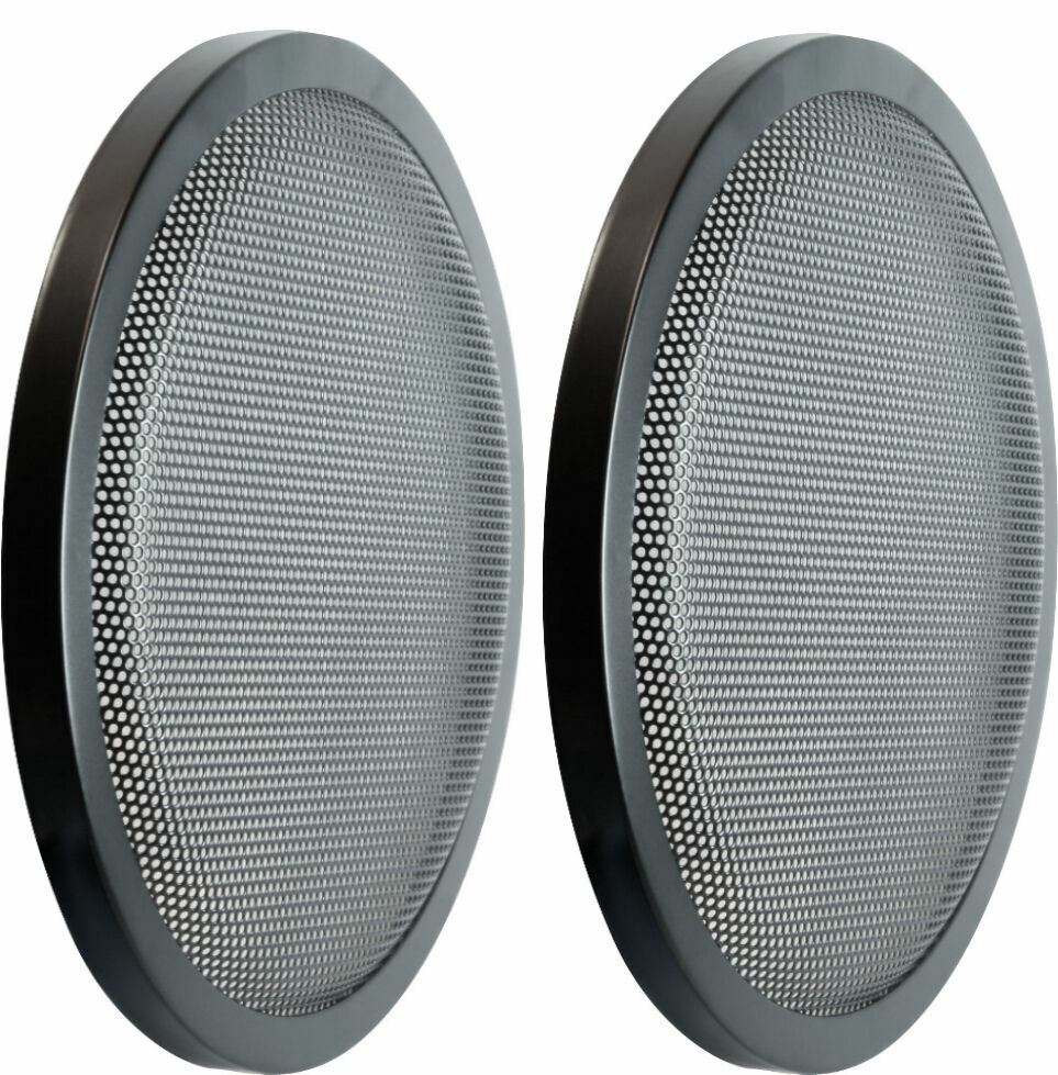 PAIR 10″ Heavy Duty High Excursion Subwoofer Speaker Classic Grill Grills Cover
