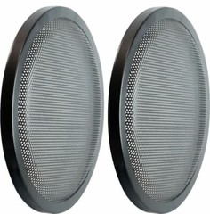 PAIR 10″ Heavy Duty High Excursion Subwoofer Speaker Classic Grill Grills Cover