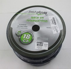 INSTALL BAY MC918-250 / ALL COPPER OFC 18 GA 9-CONDUCTOR SPEED WIRE ( 9 WIRE )