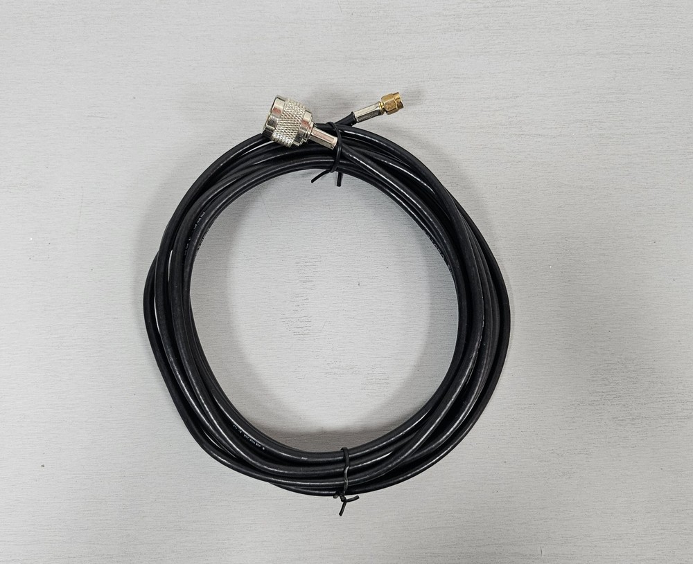 RFC195 50 Ohms RP-SMA MALE to N MALE Coaxial RF Cable 12 ft