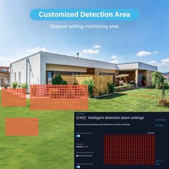 JENNOV Wireless Security Camera System Audio 10CH WIFI NVR 5MP CCTV Kit 1TB HDD