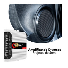 Taramps TS 400X4 Amplifier 2 Ohms 4 Channel 400 W Full Range Amp Car Audio Power