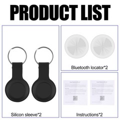 Smart Circular Bluetooth Tracker Ideal For iOS Android Seniors Children Pets