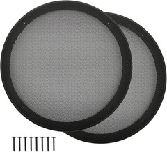 10-Inch Speaker Grill Covers – Durable ABS Black Protector for Car Audio Systems