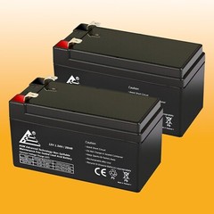 ExpertBattery 12V 1.3Ah Rechargeable Battery for Power Patrol SLA1005 (2 Pack)