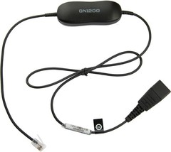 Jabra GN1200 Smart Cord Straight 0.8m Cable RJ to QD Quick-Disconnect 88001-99