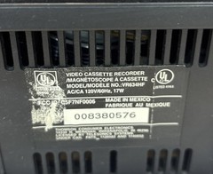 RCA 4 head AccuSearch VCR—model VR634HF—Parts/repair—No remote—SHIPS IN 24 HOURS