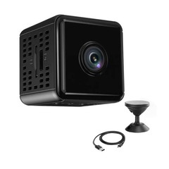1080P HD Mini Security Camera w/IR Night Vision Motion Alert SD Slot iOS Android