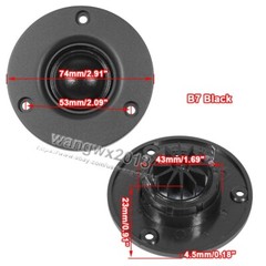 2pcs 4/6/8Ω 20W 25-Core Silk Film Tweeter Audio Speaker Loudspeaker