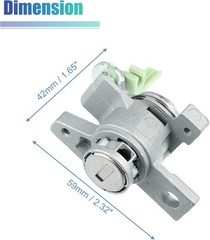 1 Set Door Lock Cylinder Set Kit with 2 Keys for Odyssey 2005 2006 2007 2008 200