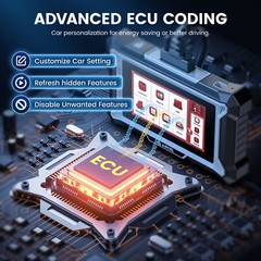 Bluetooth Bidirectional Diagnostic Scanner OBD2 Automotive All System Scan Tool