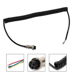 Durable Cb Radio Speaker Mic Microphone 4 Pin Cable For Pr550 Pr3100 PR4250