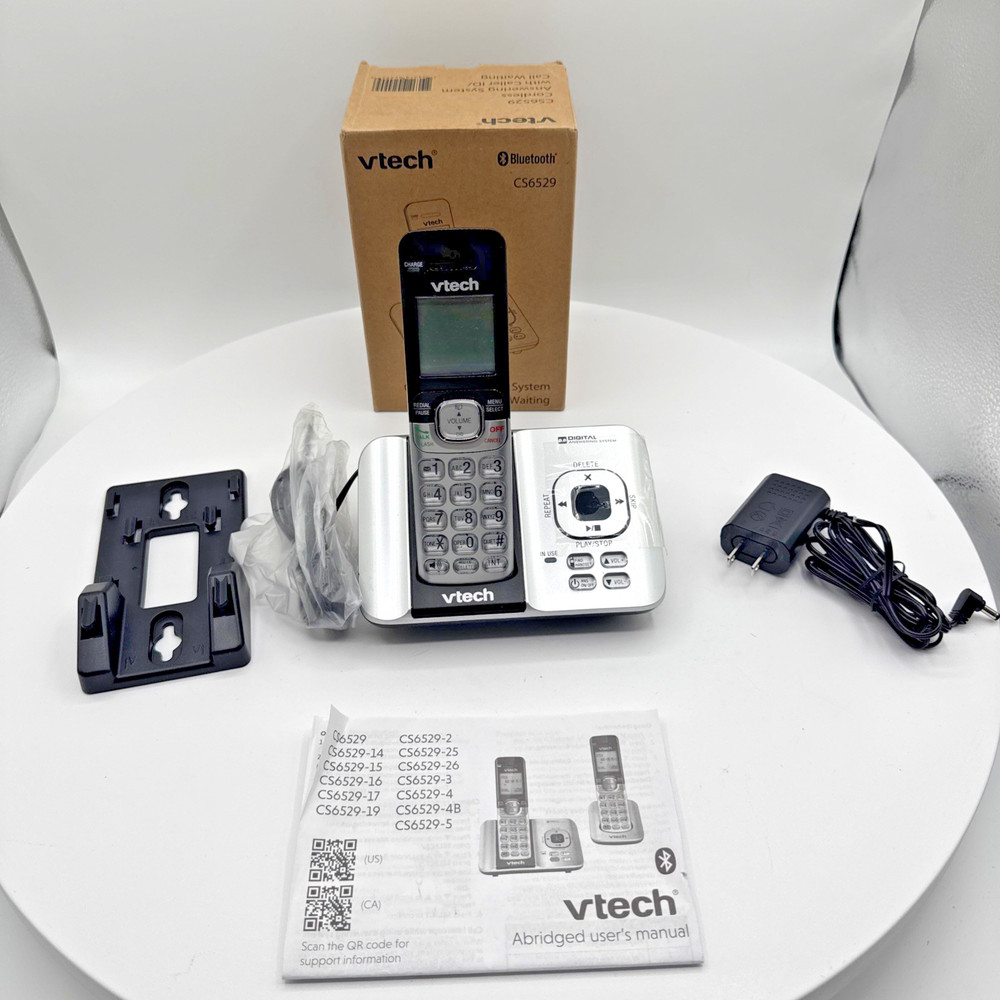 VTech CS6529 DECT 6.0 Cordless Phone Answering System Caller ID Call Waiting