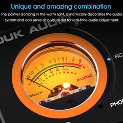 Digital Amplifier w/Phono Bluetooth HIFI TPA3255 Stereo Audio Amp for Turntables
