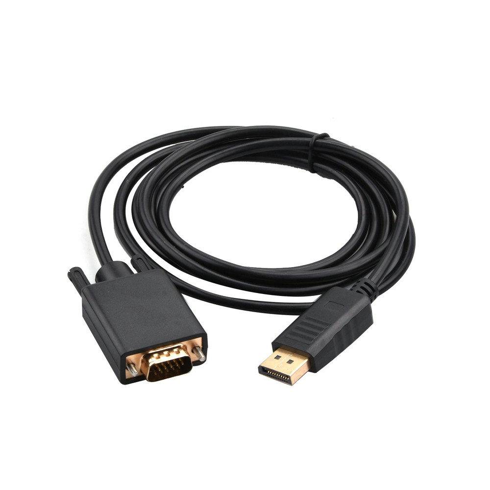 1080P DP to VGA Adapter Cable Display Port Male to VGA Male Converter Connecter