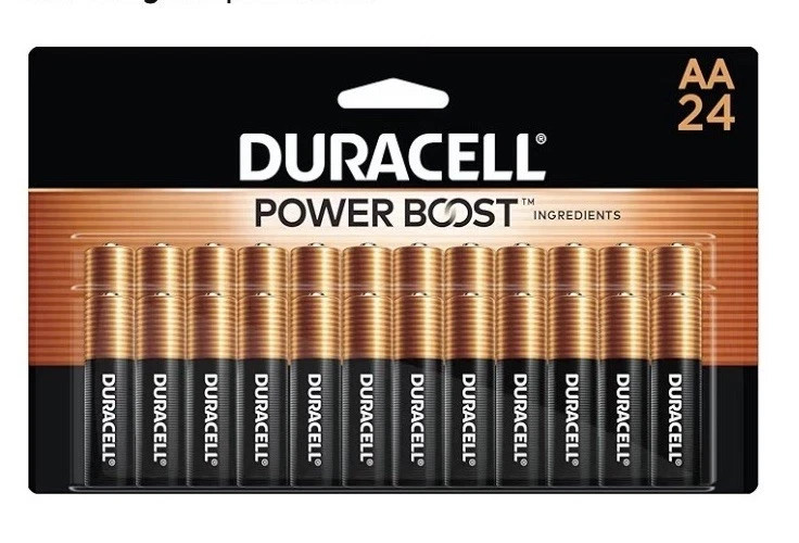 1 PACK OF Duracell AA Power Boost Batteries= 24 Count -New Sealed