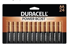 1 PACK OF Duracell AA Power Boost Batteries= 24 Count -New Sealed