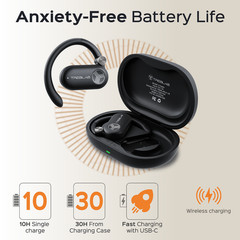 TREBLAB X-Open – True Open Ear Wireless Earbuds, Lightweight, 40H Playtime