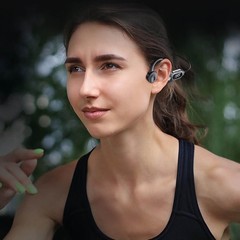 88 Hours Wireless Bluetooth 5.3 Bone Conduction Headphones Exercise 30 days