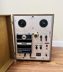 Akai X-2000S Cross-Field Reel to Reel 8 Track Tape Recorder Tested
