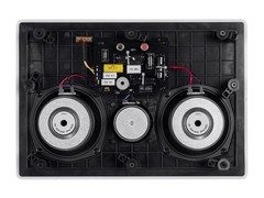 Monoprice Amber 3-Way Carbon Fiber In-Wall Speaker Center Channel – Dual 5.25in