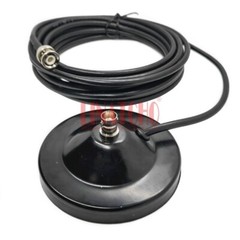 BNC Female Jack Socket Antenna Magnetic Base 90MM Diameter RG58U Cable BNC male