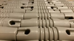 10 GRAY QUALITY NYLON DOG BONE ANTENNA END INSULATORS FAST FREE SHIPPING