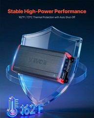 VEVOR Car Audio Amplifier Car Amplifier 4-Channel Class D Max. 4x272W at 4 Ohms