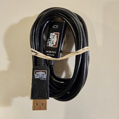 4K DisplayPort to HDMI Cable DP 60Hz 2160P 25.92Gbps HDR Audio Video Adapter PC