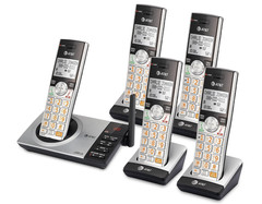AT&T CL82507 DECT 6.0 5-Handset Cordless Phone with Answering Machine, Call Bloc